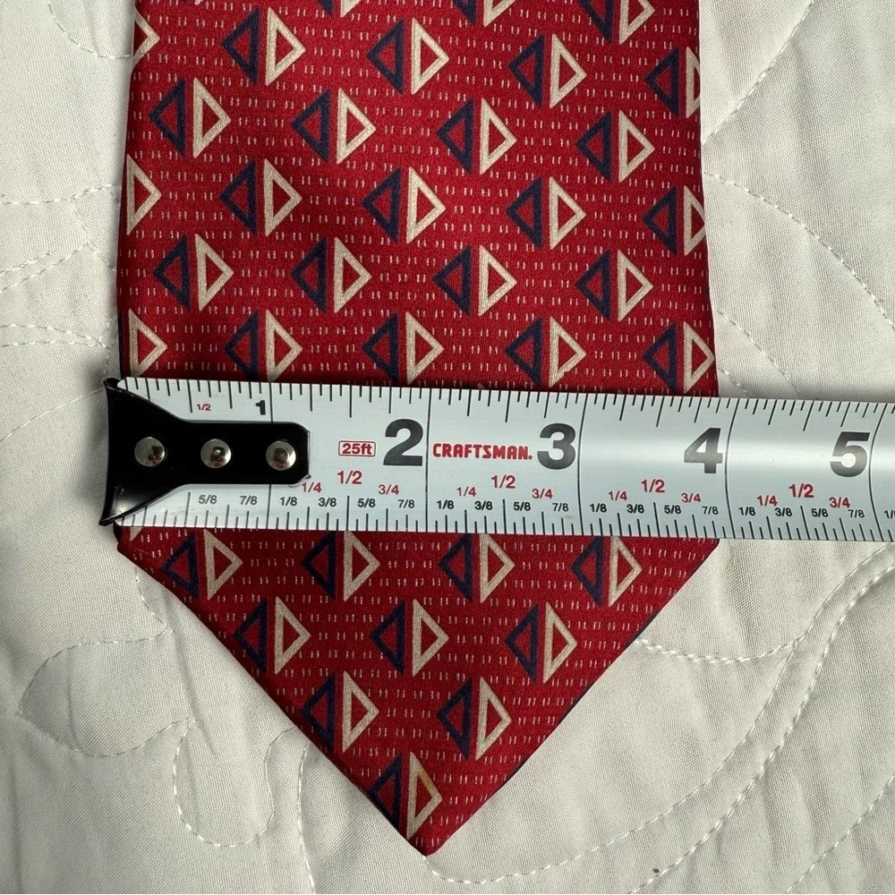Zylos George‎ Machado Silk Set of 4 Ties Black, Red, Gold Patterns Men's EUC